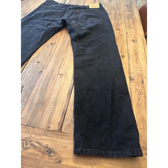 Levi’s 505 Men’s Black Jeans Size 38x32 Pants Straight Leg Classic Fit - Picture 16 of 16